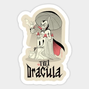 Tiki Dracula Sticker